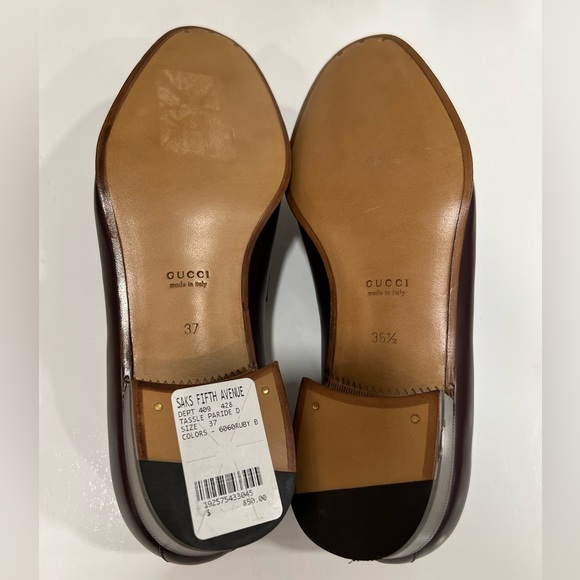GUCCI Paride Tassel Web Loafers - Picture 11 of 14